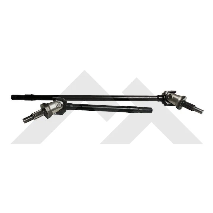 RT23012 – CROWN AUTO Axle Shaft Kit, OE Replacement Dana 30 Unpainted Chromoly Steel With Two Axles And 5-760X Univer...